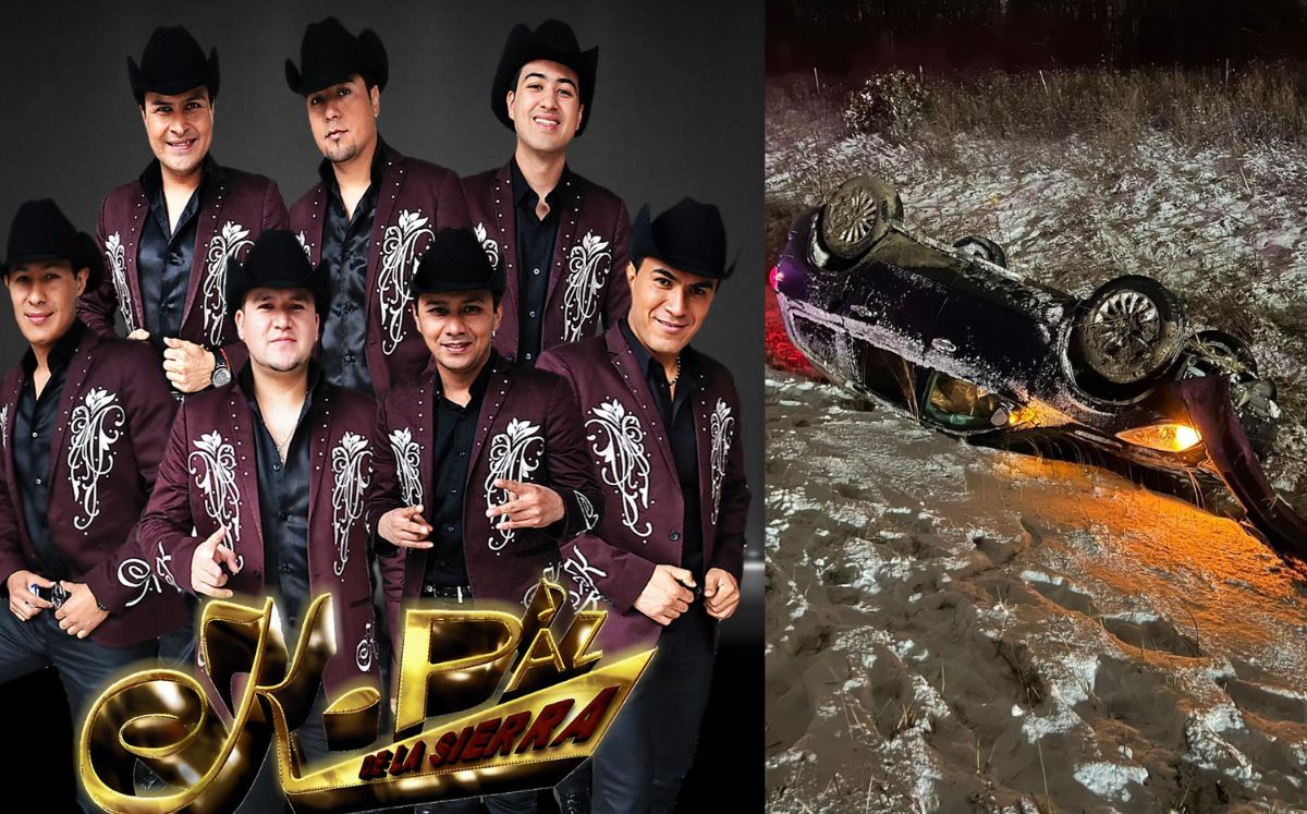 Integrantes de KPaz de la Sierra sufren accidente automovilístico Fama
