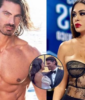 Galilea Montijo e Isaac Moreno protagonizan su primera alfombra roja juntos (Prensa Danna)