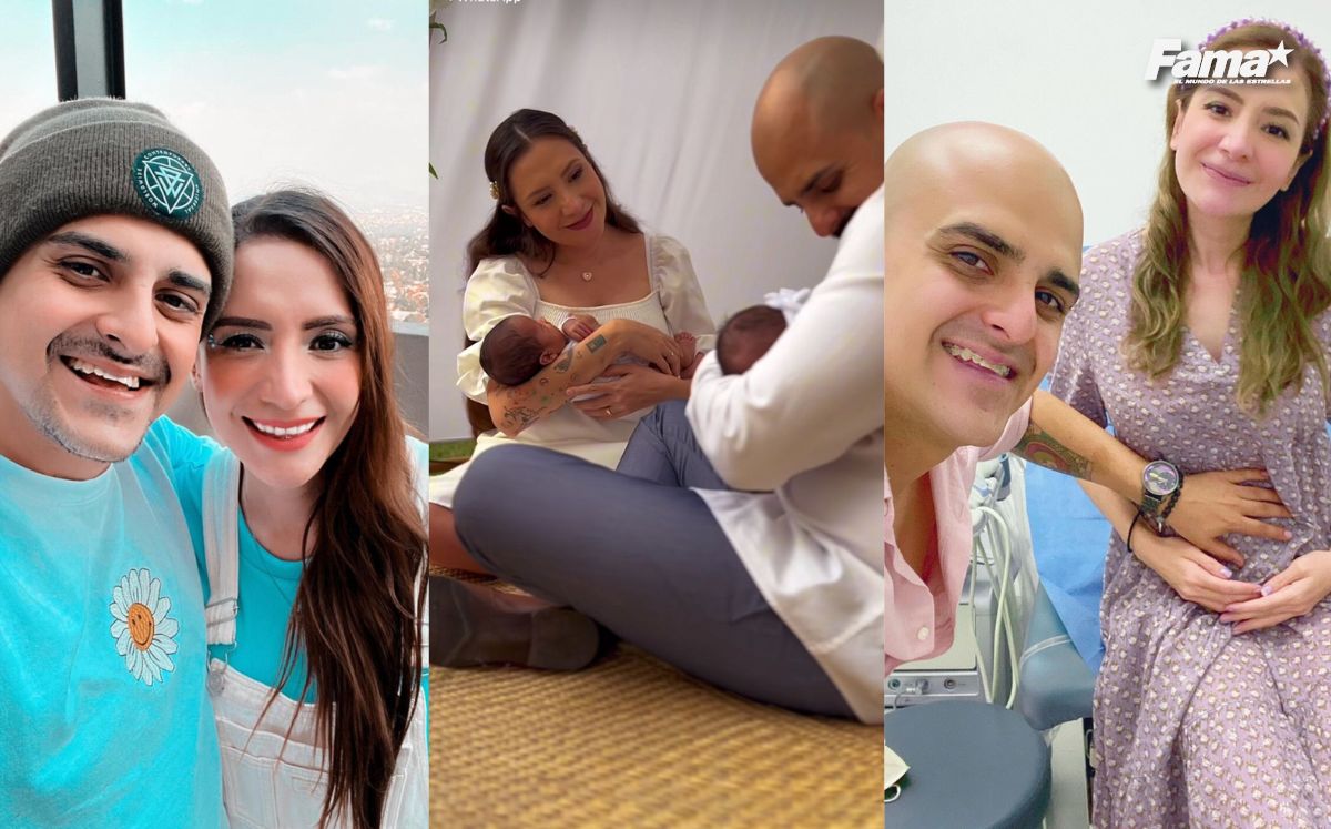 Fichis, hermano de Yuya y Paola Poulain dejan ver a sus hijos por primera vez (Instagram)