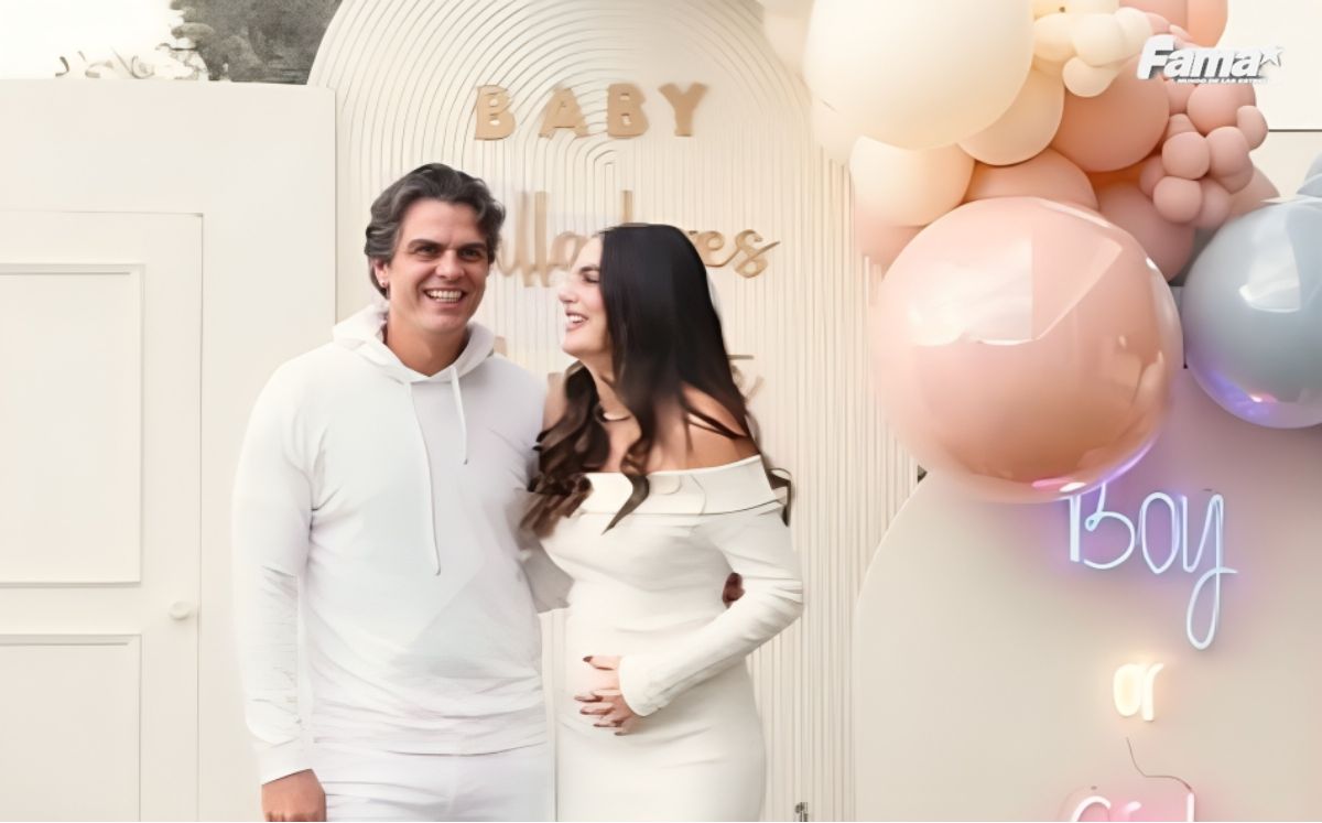 Ximena Navarrete comparte el gender reveal de su tercer bebé - Fama, image size:1200x747