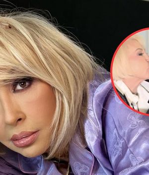 Laura Bozzo es captada besando a productor 41 años menor que ell