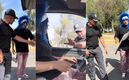 Famosos payasos juegan pesada broma a policía de tránsito