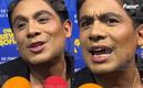 Ricardo Peralta llegó maquillado muy curioso a una reciente premiere (Instagram)