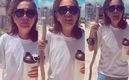 Yolanda Andrade reaparece con artefacto para poder caminar (Instagram)