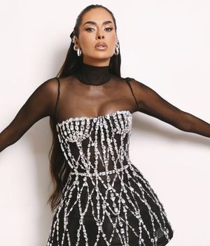 Galilea Montijo eligió hermoso vestido para la tercera gala de La Casa de los Famosos México (Instagram)