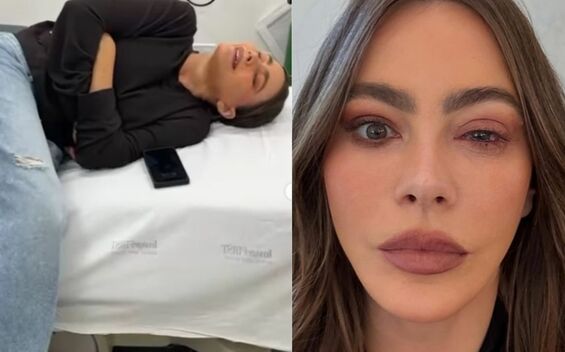 Sofía Vergara aparece con el rostro deformado y es hospitalizada