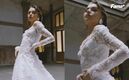 Sofía Castro lució impecable en el día de su boda (Instagram)