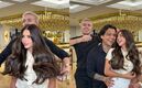 Miguel de la Mora le hizo cambio de look a Ángela Aguilar en abril pasado (Instagram)