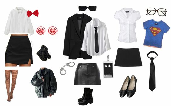 Disfraces para Halloween:  Agente de Men in Black, Jigsaw, Clark Kent