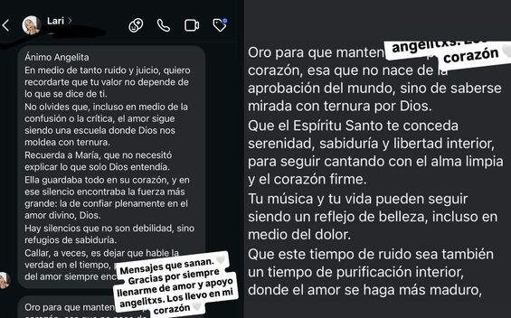 Fan de Ángela Aguilar la compara con la Virgen de Guadalupe