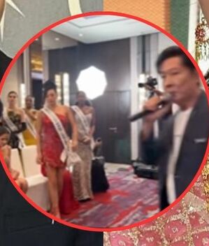 Filtran video de la pelea entre Fátima Bosch y Nawat Itsaragrisil