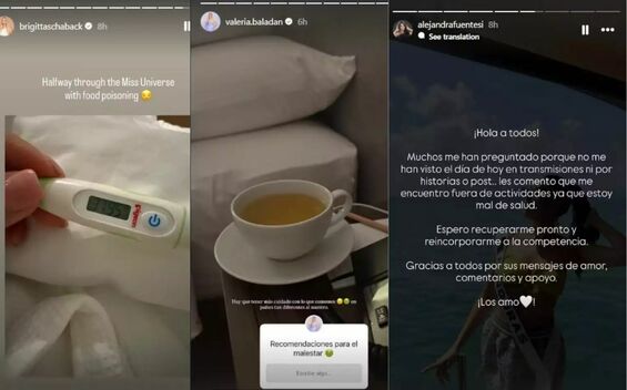 Candidatas de Miss Universo 2025 sufren intoxicación alimentaria