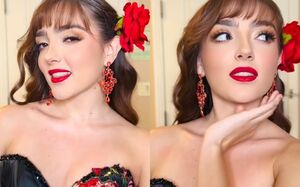 Elaine Haro llegó a los Latin Grammy 2025 con un espectacular atuendo (Instagram)