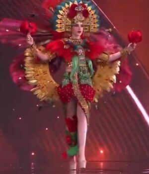 Fátima Bosch deslumbra con hermoso traje típico mexicano (Instagram)