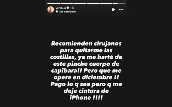 Yeri Mua se someterá a peligrosa cirugía para quitarse las costillas