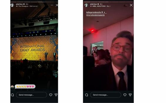 Eugenio Derbez presume asistencia a los 'International Emmy Awards' a horas de la muerte Gabriela Michel  (Instagram)