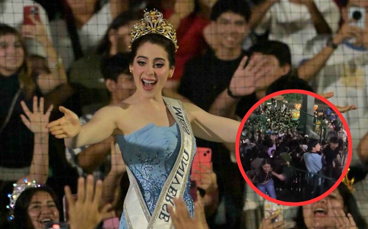 Fans de Fátima Bosch en Tabasco rompen puerta de estadio para verla