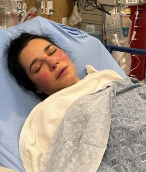 Martha Higareda publico estas fotos luciendo devastada (Instagram)