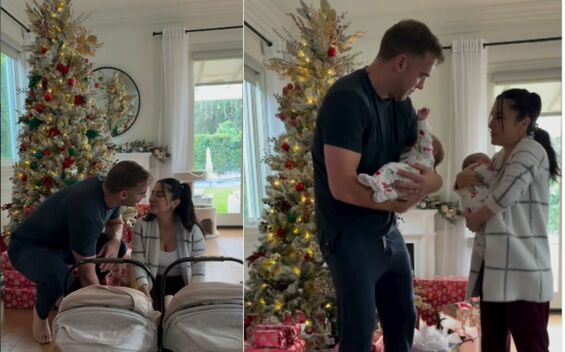 Martha Higareda muestra por primera vez el rostro de sus gemelas