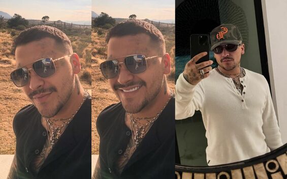 Christian Nodal reaparece con impresionante cambio de look