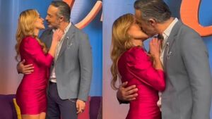 Ximena Córdoba y Carlos Arenas protagonizan momento de telenovela (Instagram)