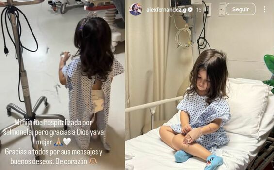 Hija de Alex Fernández es hospitalizada tras delicada infección