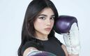 Ella es Alana Flores, streamer y boxeadora que venció a Gala Montes (Instagram)
