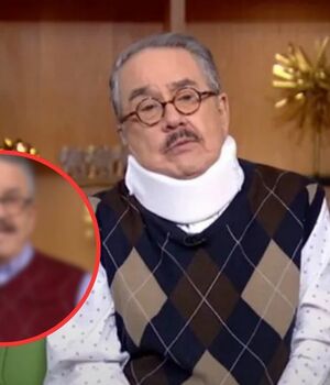 Pedro Sola reaparece en bastón y sin diente tras sufrir terrible caída