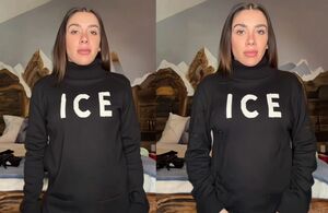 ¿Karime Pindter usó una sudadera con la palabra ICE? Esto se sabe hasta el momento (Instagram)