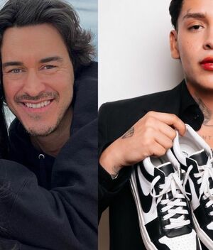 Kunno fue captado con un par de tenis que no son suyos (Fotos: Instagram)