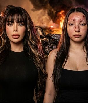 Pantalón de Sol León habría salvado la vida a joven en accidente (IA)