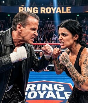 Alfredo Adame arremete contra Karely Ruiz antes de Ring Royale (IA)