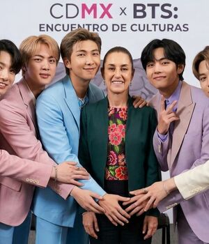 Proponen concierto gratis de BTS en el Zócalo de CDMX (IA)