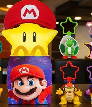 Revelan juguetes de Super Mario Galaxy en McDonald’s México (IA)