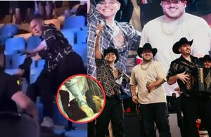 Fans se pelean en concierto de Grupo Firme