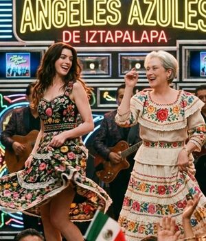 Anne Hathaway y Meryl Streep disfrutaron a lo grande su visita a México (Foto: Gemini IA)