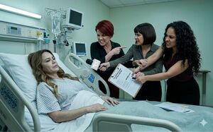 Yolanda Andrade se encuentra bien... pero varias quieren su puesto (Foto: Gemini IA)