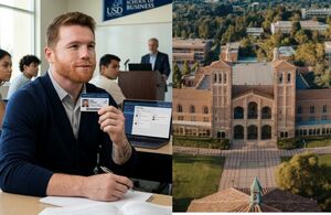 Esto cuesta estudiar en la misma universidad que Canelo Álvarez (Foto: Gemini IA)