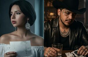 La millonaria suma que Nodal pagaría a Ángela Aguilar por infidelidad (IA)