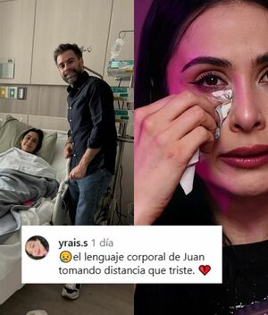 Lupita Villalobos recibe inesperada visita de su esposo Juan al hospital (Foto: Instagram)
