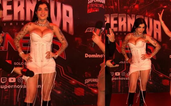 Karely Ruiz impacta con su look en Supernova Génesis 2026