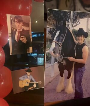 Maribel Guardia celebra el cumpleaños de su hijo con globos rojos (Foto: Instagram)