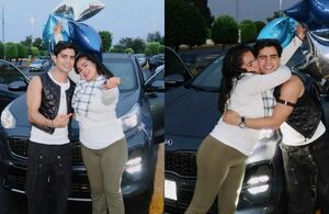 Aarón Mercury le regala lujoso auto a su mamá por el Día de las Madres