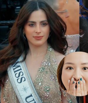 Extrajeras quedan impactadas ante belleza de Fátima Bosch en Cannes (Foto: Instagram Miss Universo / Canva Pro)
