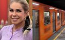 Captan a Rocío Sánchez Azuara en Metro Hidalgo de la Ciudad de México (Foto: Instagram)