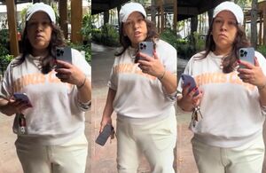 Lady Instrucciones: Mujer se viraliza por pelea contra repartidor (Foto: Redes Sociales)