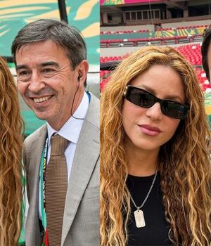 Reportero abandona transmisión en vivo para correr tras Shakira