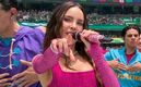 Acusan a Belinda de Illuminati tras extraña señal en el Mundial 2026