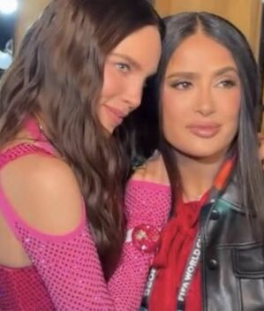 Viralizan video de desplante de Salma Hayek a Belinda: "La pelusearon" (Foto: Instagram)