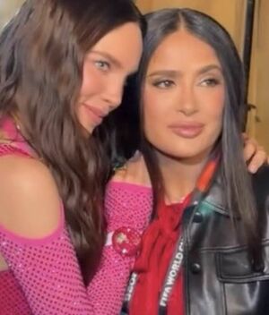 Viralizan video de desplante de Salma Hayek a Belinda: "La pelusearon" (Foto: Instagram)